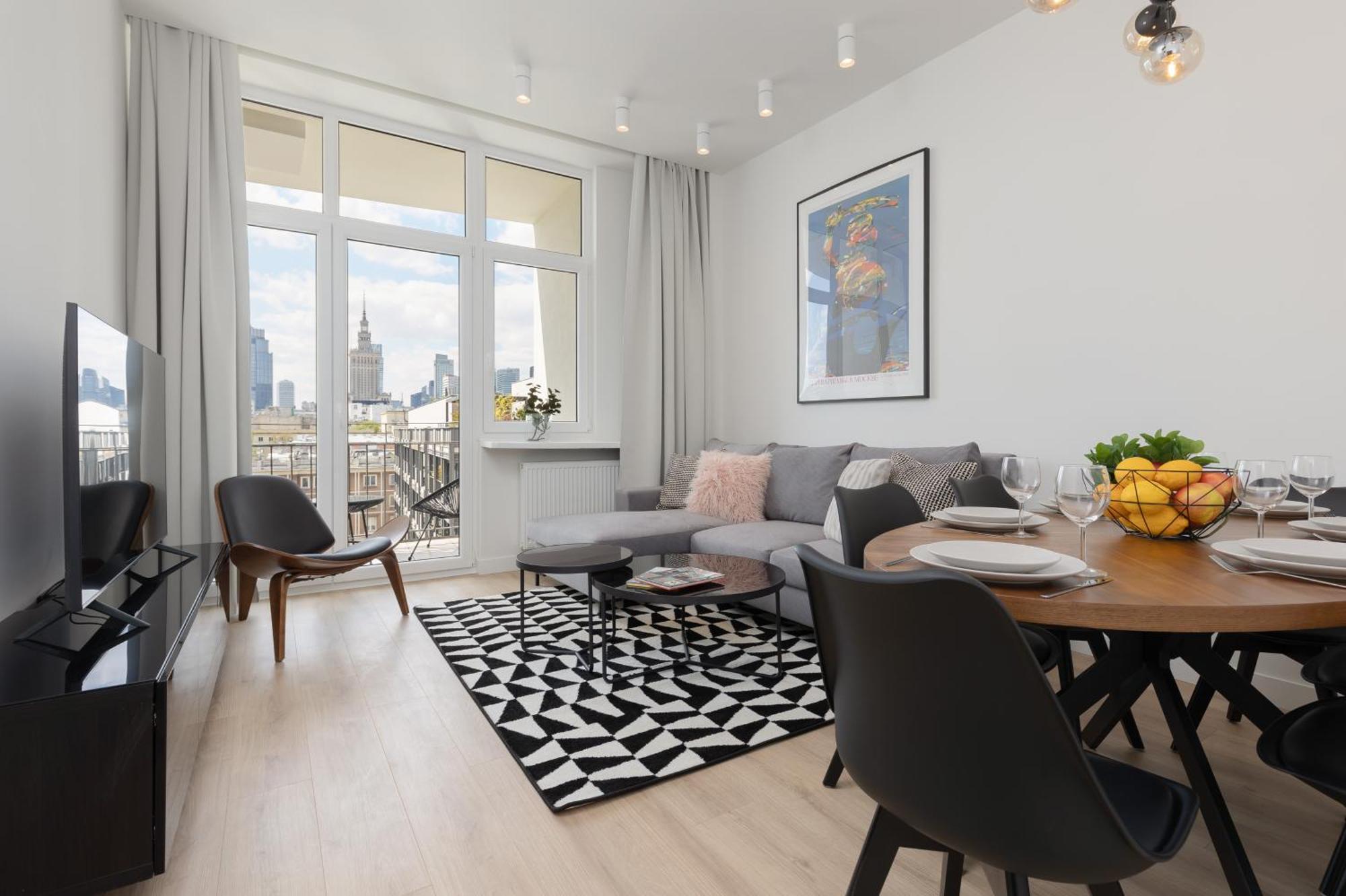 City Panorama Spacious Apartment By Renters Prestige Warszawa Zewnętrze zdjęcie